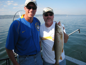 Carl and Guest with fish